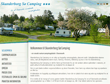 Tablet Screenshot of campingskanderborg.dk